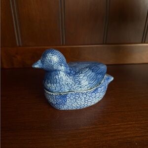 Vintage Ceramic Duck Trinket